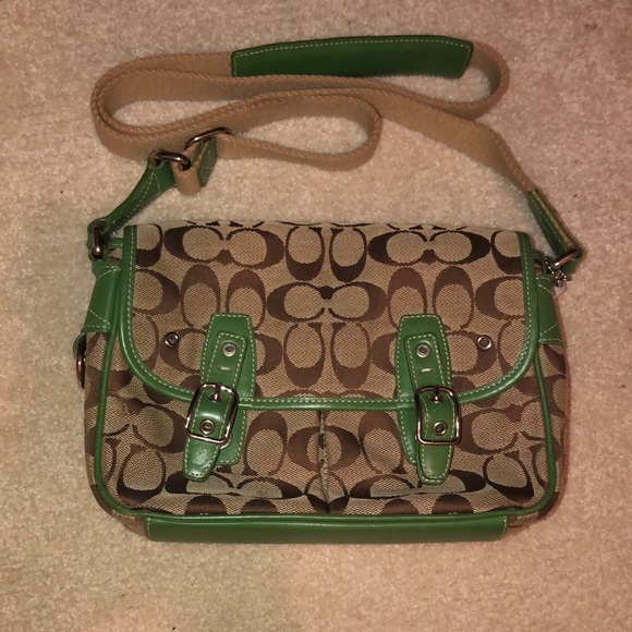 Coach Handbags - Coach Signature Messenger Bag